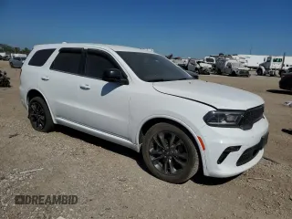 2021 Dodge Durango SXT Plus with VIN 1C4RDHAG3MC519067, listed as a Copart auction lot 77274694 with 101,103 mi miles and Salvage Title. Bid and sale history available at DreamBid. Image 4.