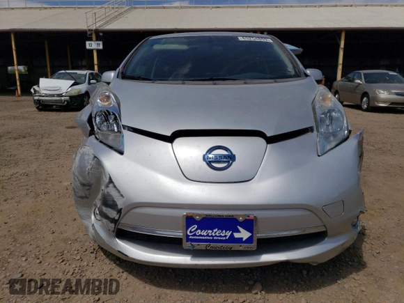 2016 Nissan LEAF S with VIN 1N4AZ0CP6GC311160, listed as a Copart auction lot 63254853 with 59,855 mi miles. Bid and sale history available at carsss.com. Image 5.