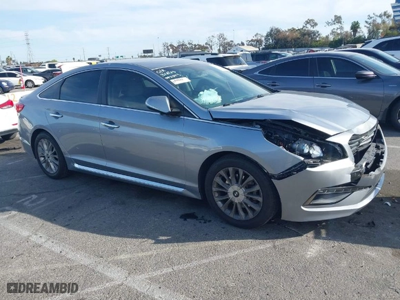 2015 Hyundai Sonata 2.4L Sport with VIN 5NPE34AF1FH013343, listed as a IAAI auction lot 41773570 with 110,950 mi miles. Bid and sale history available at carsss.com. Image 13.