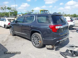 2021 GMC Acadia Denali with VIN 1GKKNPLS1MZ224156, listed as a IAAI auction lot 42105103 with 52,353 mi miles and . Bid and sale history available at carsss.com. Image 3.
