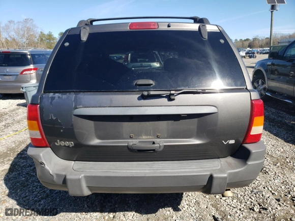 2004 Jeep Grand Cherokee Laredo with VIN 1J4GX48N14C435481, listed as a Copart auction lot 87855975 with 176,273 mi miles and Salvage Title. Bid and sale history available at carsss.com. Image 6.