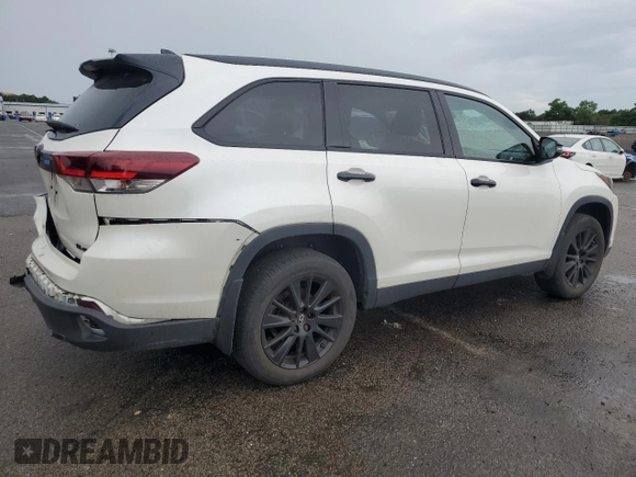 2019 Toyota Highlander SE with VIN 5TDJZRFH3KS975667, listed as a Copart auction lot 62555355 with 40,912 mi miles and Salvage title. Bid and sale history available at DreamBid. Image 3.