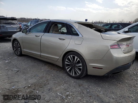 2017 Lincoln MKZ Reserve with VIN 3LN6L5E91HR643308, listed as a Copart auction lot 49628445 with 45,204 mi miles and Salvage title. Bid and sale history available at DreamBid. Image 2.