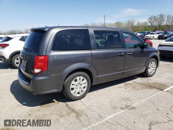 2019 Dodge Grand Caravan SE with VIN 2C4RDGBG8KR573672, listed as a Copart auction lot 52231875 with 108,265 mi miles and Salvage Title. Bid and sale history available at DreamBid. Image 3.