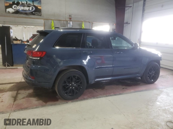 2021 Jeep Grand Cherokee Limited X with VIN 1C4RJFBG8MC788841, listed as a Copart auction lot 50310865 with 43,210 mi miles and Salvage title. Bid and sale history available at DreamBid. Image 3.