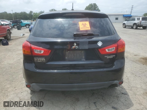 2016 Mitsubishi Outlander ES with VIN JA4AP3AU0GZ049511, listed as a Copart auction lot 56760925 with 80,916 mi miles and Salvage title. Bid and sale history available at DreamBid. Image 6.