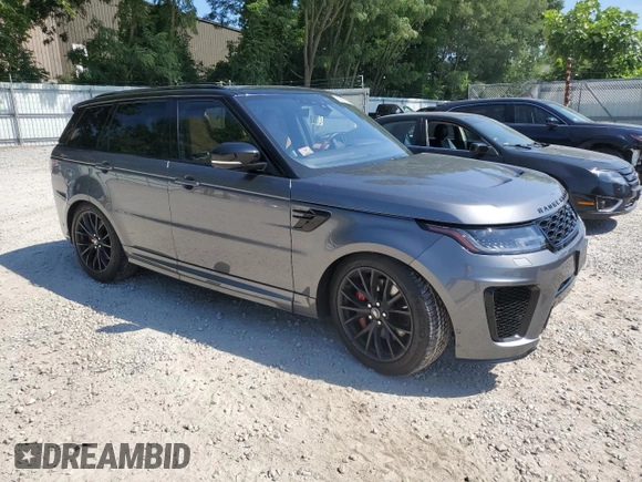 2018 Land Rover Range Rover Sport SVR with VIN SALWZ2SE9JA188901, listed as a Copart auction lot 60599224 with 67,573 mi miles and Clean Title. Bid and sale history available at carsss.com. Image 4.