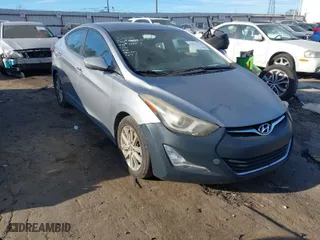 2015 Hyundai Elantra Limited with VIN KMHDH4AE5FU224681, listed as a IAAI auction lot 41817276 with 178,511 mi miles. Bid and sale history available at carsss.com. Image 1.