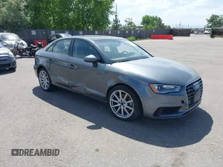 2016 Audi A3 Premium z VIN WAUB8GFF3G1062919, wystawiony jako IAAI lot #42356482 z przebiegiem 80 531 mil mil oraz . Historia ofert i sprzedaży dostępna na DreamBid. Obrazek 1.