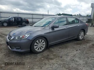 2015 Honda Accord EX-L с VIN 1HGCR2F8XFA245551, выставлен на аукционе Copart как лот 56906375 с пробегом 104 125 миль миль и Списание • Salvage title. История ставок и продаж доступна на DreamBid. Изображение 1.
