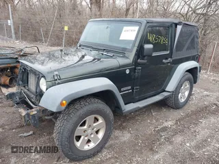 2011 Jeep Wrangler Sport with VIN 1J4AA2D18BL588273, listed as a IAAI auction lot 41857858 with 136,473 mi miles and . Bid and sale history available at carsss.com. Image 18.
