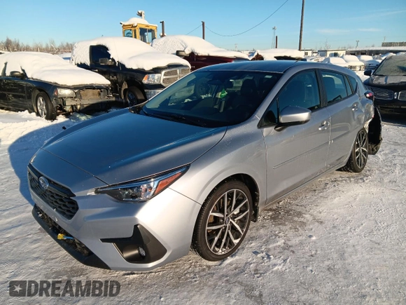 2024 Subaru Impreza Sport with VIN JF1GUAFC6R8871242, listed as a Copart auction lot 44423095 with 1,949 mi miles and Salvage Title. Bid and sale history available at carsss.com. Image 1.