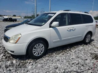 2012 Kia Sedona LX with VIN KNDMG4C75C6437393, listed as a Copart auction lot 72045874 with 163,501 mi miles and Non Repairable. Bid and sale history available at carsss.com. Image 1.