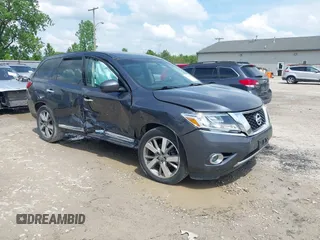 2014 Nissan Pathfinder S with VIN 5N1AR2MM5EC650785, listed as a IAAI auction lot 42209208 with 149,599 mi miles and . Bid and sale history available at DreamBid. Image 1.