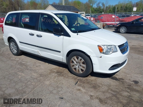 2016 Dodge Grand Caravan SE with VIN 2C4RDGBG9GR401187, listed as a IAAI auction lot 42133432 with 107,742 mi miles and . Bid and sale history available at DreamBid. Image 1.