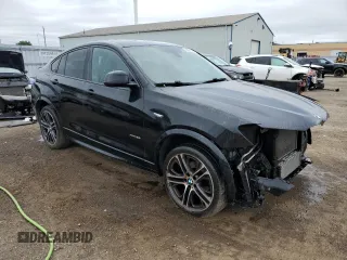 2015 BMW X4 xDrive35i with VIN 5UXXW5C55F0E87384, listed as a Copart auction lot 56299284 with 182,434 mi miles and Clean Title. Bid and sale history available at carsss.com. Image 4.