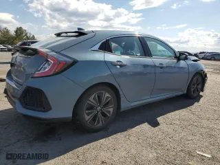 2018 Honda Civic Hatchback EX with VIN SHHFK7H59JU415462, listed as a Copart auction lot 52934085 with 161,801 mi miles and Salvage Title. Bid and sale history available at carsss.com. Image 3.