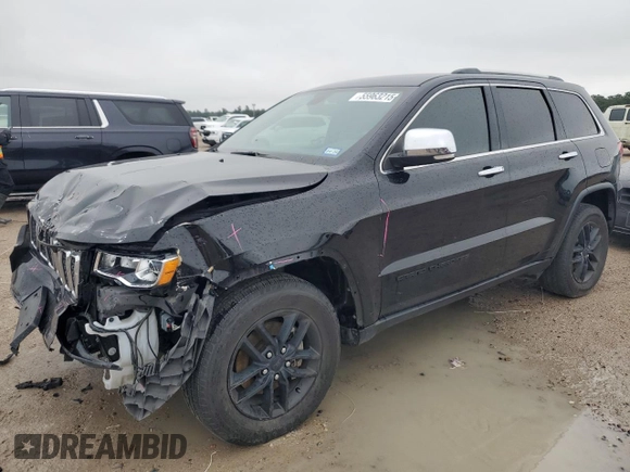 2019 Jeep Grand Cherokee Limited with VIN 1C4RJEBG6KC615116, listed as a Copart auction lot 55963215 with 74,299 mi miles and Salvage title. Bid and sale history available at DreamBid. Image 1.