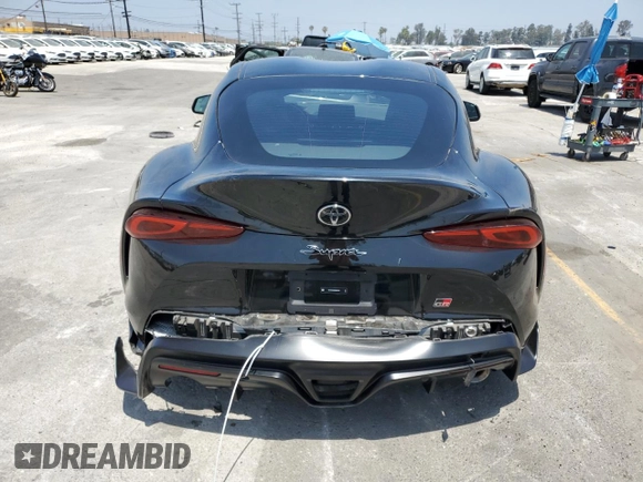 2024 Toyota Supra 3.0 with VIN WZ1DB0G09RW067919, listed as a Copart auction lot 60362925 with 6,305 mi miles and Salvage title. Bid and sale history available at DreamBid. Image 6.