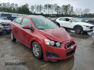 2014 Chevrolet Sonic LT with VIN 1G1JC5SH1E4150509, listed as a Copart auction lot 42500504 with 125,848 mi miles and Salvage Title. Bid and sale history available at DreamBid. Image 4.