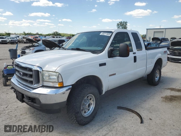 2004 Ford F-250 XL with VIN 1FTNX21P04EA92082, listed as a Copart auction lot 55311935 with 217,363 mi miles and Salvage title. Bid and sale history available at DreamBid. Image 1.