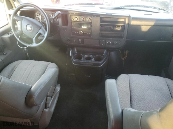 2017 Chevrolet Express Passenger LT with VIN 1GAZGPFG8H1255767, listed as a Copart auction lot 74813274 with 0 mi miles and Non Repairable. Bid and sale history available at carsss.com. Image 8.