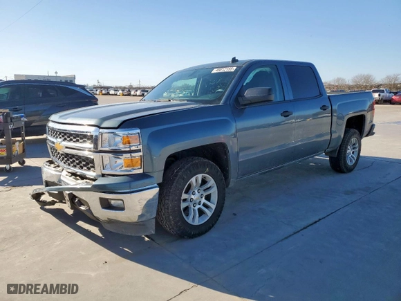 2014 Chevrolet Silverado 1500 LT with VIN 3GCPCREC5EG174498, listed as a Copart auction lot 48812155 with 179,546 mi miles and Salvage Title. Bid and sale history available at carsss.com. Image 1.