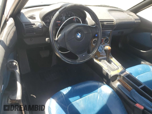 2000 BMW Z3 2.5 z VIN 4USCH9344YLG03131, wystawiony jako Copart lot #57915345 z przebiegiem 95 768 mil mil oraz Szkoda całkowita • Salvage title. Historia ofert i sprzedaży dostępna na DreamBid. Obrazek 8.