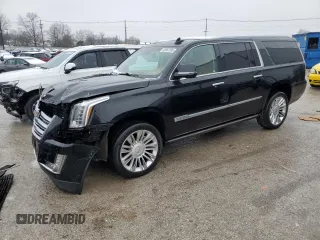 2016 Cadillac Escalade ESV Platinum z VIN 1GYS4KKJ0GR457177, wystawiony jako Copart lot #45087095 z przebiegiem 162 569 mil mil oraz Szkoda całkowita • Salvage title. Historia ofert i sprzedaży dostępna na DreamBid. Obrazek 1.
