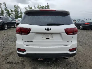 2020 Kia Sorento LX z VIN 5XYPG4A36LG698588, wystawiony jako Copart lot #57240045 z przebiegiem 75 298 mil mil oraz Szkoda całkowita • Salvage title. Historia ofert i sprzedaży dostępna na DreamBid. Obrazek 6.