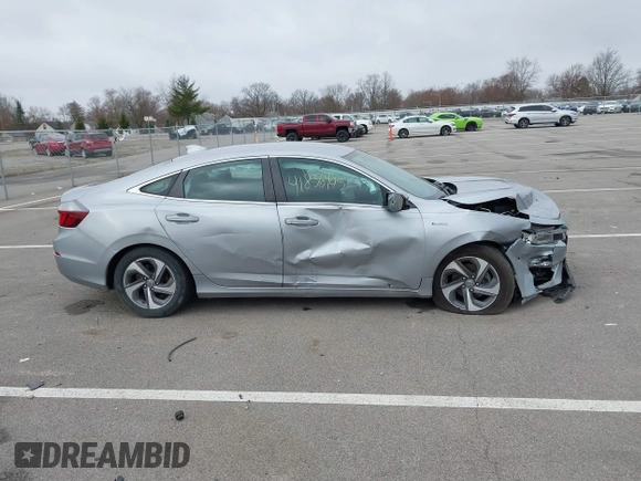 2019 Honda Insight EX with VIN 19XZE4F54KE010155, listed as a IAAI auction lot 41836495 with 83,305 mi miles and . Bid and sale history available at DreamBid. Image 13.