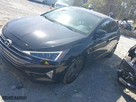 2019 Hyundai Elantra SEL with VIN 5NPD84LF7KH473417, listed as a IAAI auction lot 41903516 with 70,088 mi miles. Bid and sale history available at carsss.com. Image 2.