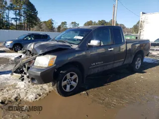 2005 Nissan Titan SE with VIN 1N6AA06B95N574517, listed as a Copart auction lot 88417175 with 185,029 mi miles and Salvage title. Bid and sale history available at DreamBid. Image 1.