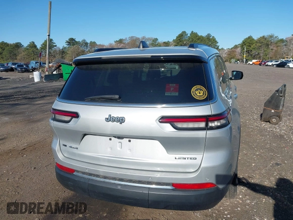2021 Jeep Grand Cherokee Limited with VIN 1C4RJKBG1M8109598, listed as a IAAI auction lot 42084595 with 28,254 mi miles and . Bid and sale history available at DreamBid. Image 16.