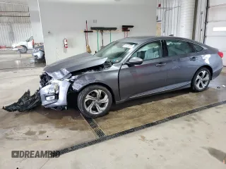 2018 Honda Accord EX-L with VIN 1HGCV1F57JA060393, listed as a Copart auction lot 61573075 with 59,215 mi miles and Salvage title. Bid and sale history available at DreamBid. Image 1.