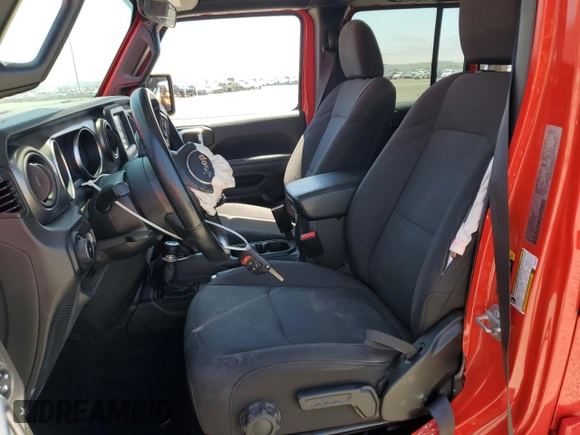 2022 Jeep Wrangler Unlimited Sport S z VIN 1C4HJXDG6NW240786, wystawiony jako Copart lot #59190995 z przebiegiem 46 172 mil mil oraz Szkoda całkowita • Salvage title. Historia ofert i sprzedaży dostępna na DreamBid. Obrazek 7.