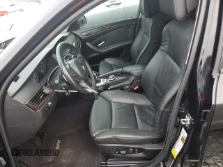 2008 BMW 5 Series 535i with VIN WBANW13598CZ78425, listed as a Copart auction lot 42094325 with 128,455 mi miles and Salvage Title. Bid and sale history available at carsss.com. Image 7.