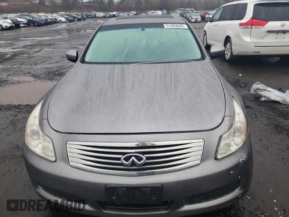 2009 Infiniti G37 Sedan x with VIN JNKCV61F39M051579, listed as a Copart auction lot 51493645 with 0 mi miles and Salvage Title. Bid and sale history available at carsss.com. Image 5.