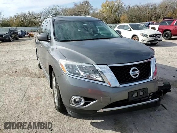 2016 Nissan Pathfinder Platinum with VIN 5N1AR2MN7GC663713, listed as a Copart auction lot 82332604 with 106,934 mi miles and Salvage Title. Bid and sale history available at carsss.com. Image 11.