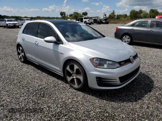 2016 Volkswagen Golf GTI SE with VIN 3VW5T7AU1GM008572, listed as a Copart auction lot 74086374 with 0 mi miles and Salvage Title. Bid and sale history available at carsss.com. Image 4.
