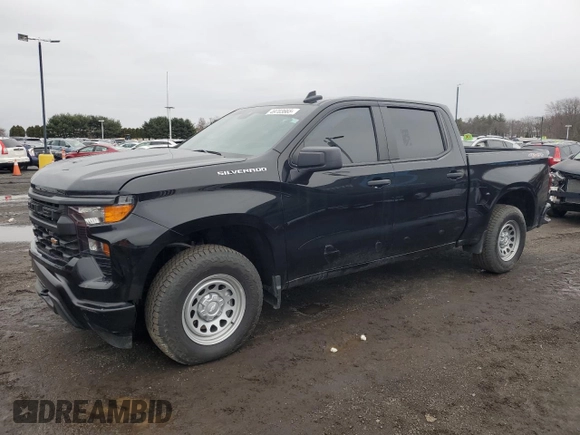 2024 Chevrolet Silverado 1500 with VIN 3GCPDAEK8RG134170, listed as a Copart auction lot 49703665 with 10,643 mi miles and Salvage Title. Bid and sale history available at DreamBid. Image 1.