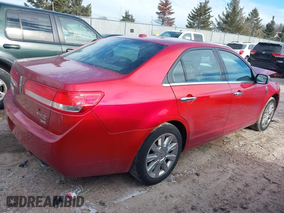 2012 Lincoln MKZ with VIN 3LNHL2JC6CR839908, listed as a IAAI auction lot 41341598 with 102,752 mi miles. Bid and sale history available at carsss.com. Image 4.