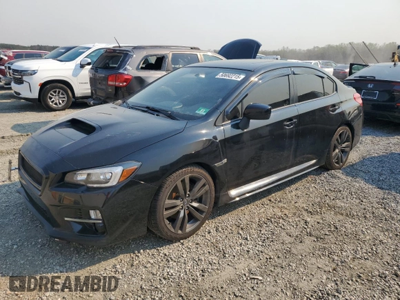 2017 Subaru WRX Limited with VIN JF1VA1J64H9800518, listed as a Copart auction lot 50692215 with 75,601 mi miles and Salvage Title. Bid and sale history available at carsss.com. Image 1.