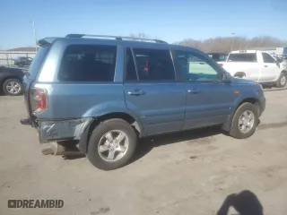 2008 Honda Pilot EX-L with VIN 5FNYF18758B028771, listed as a Copart auction lot 45295865 with 167,965 mi miles and Salvage Title. Bid and sale history available at carsss.com. Image 3.