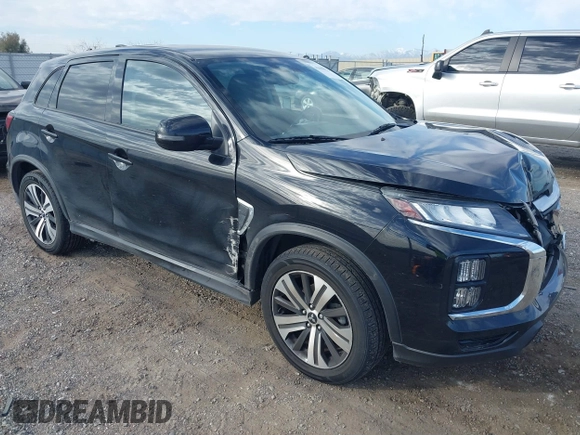 2021 Mitsubishi Outlander Sport ES with VIN JA4ARUAU5MU029246, listed as a IAAI auction lot 41690922 with 93,845 mi miles. Bid and sale history available at carsss.com. Image 1.