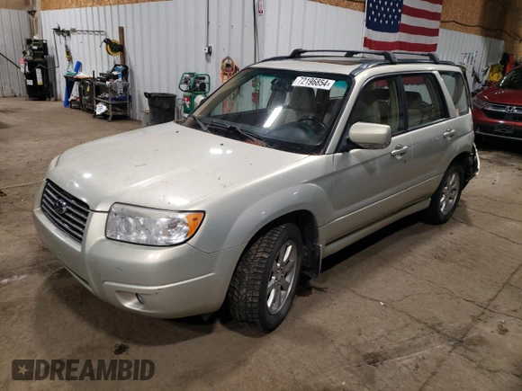 2007 Subaru Forester X w/Premium Pkg with VIN JF1SG65637H740860, listed as a Copart auction lot 72196854 with 127,497 mi miles and Salvage Title. Bid and sale history available at carsss.com. Image 1.