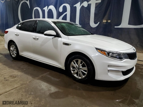 2016 Kia Optima LX with VIN KNAGT4L33G5071125, listed as a Copart auction lot 50744635 with 59,096 mi miles and Salvage Title. Bid and sale history available at carsss.com. Image 4.