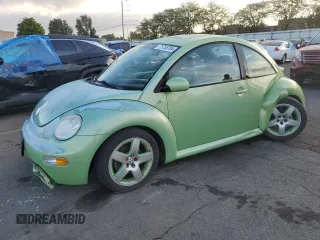 2003 Volkswagen New Beetle Coupe GLS with VIN 3VWCD21C93M418934, listed as a Copart auction lot 71755704 with 91,358 mi miles and Salvage Title. Bid and sale history available at carsss.com. Image 1.