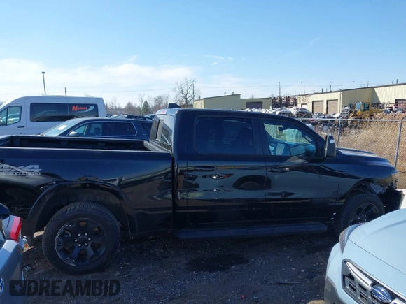 2025 Ram 1500 with VIN 1C6SRFMP2SN658960, listed as a IAAI auction lot 41838862 with 882 mi miles and . Bid and sale history available at DreamBid. Image 14.