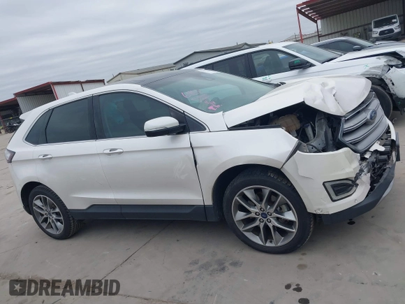 2016 Ford Edge Titanium with VIN 2FMPK3K83GBB51691, listed as a IAAI auction lot 41377380 with 145,839 mi miles. Bid and sale history available at carsss.com. Image 14.